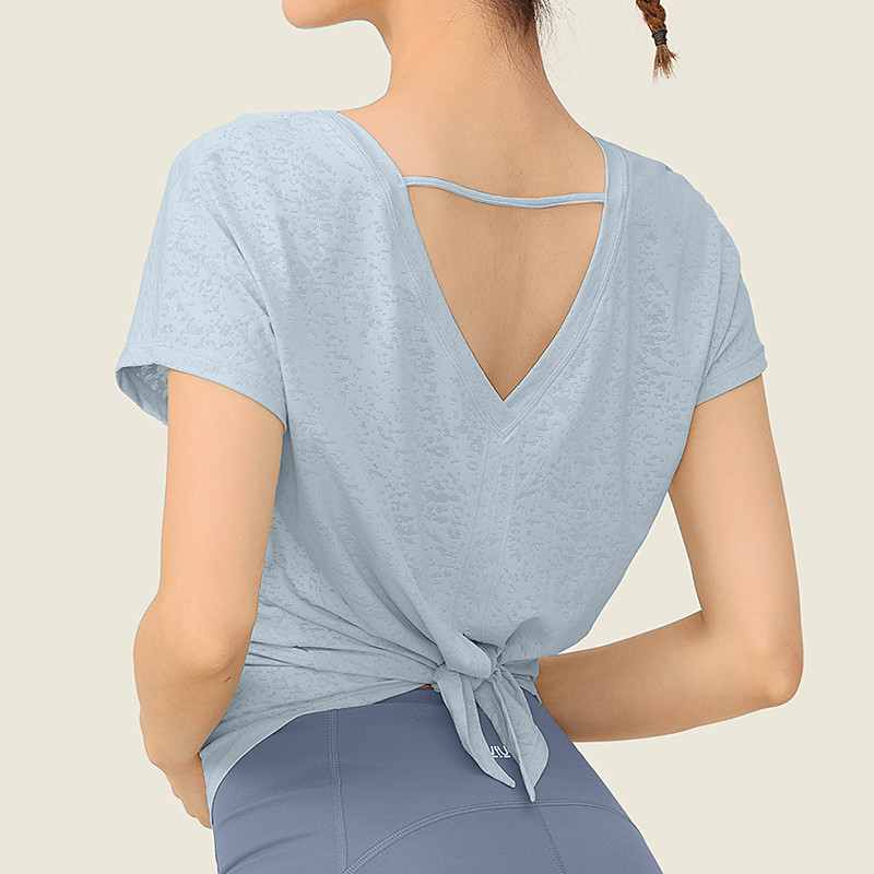 Women's Solid Colored Workout Tee Workout Tops Loose Fit Elastic Sweat-Wicking Breathable Tennis Pickleball Yoga Crew Neck Top White Yellow Pink Tennis Clothing