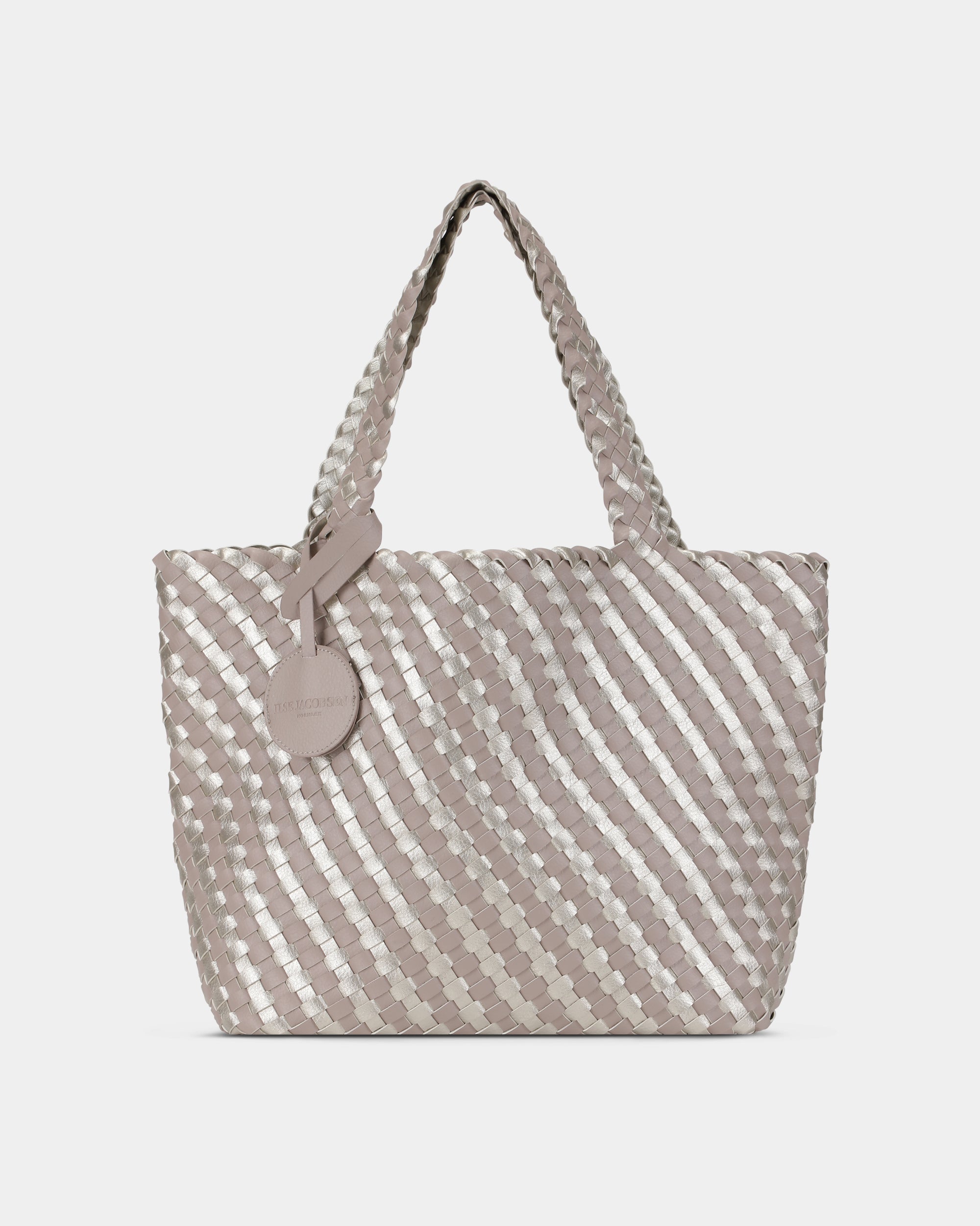 Ilse Jacobsen Womens Shopper in Silver - One Size | Ilse Jacobsen Sale | Discount Designer Brands