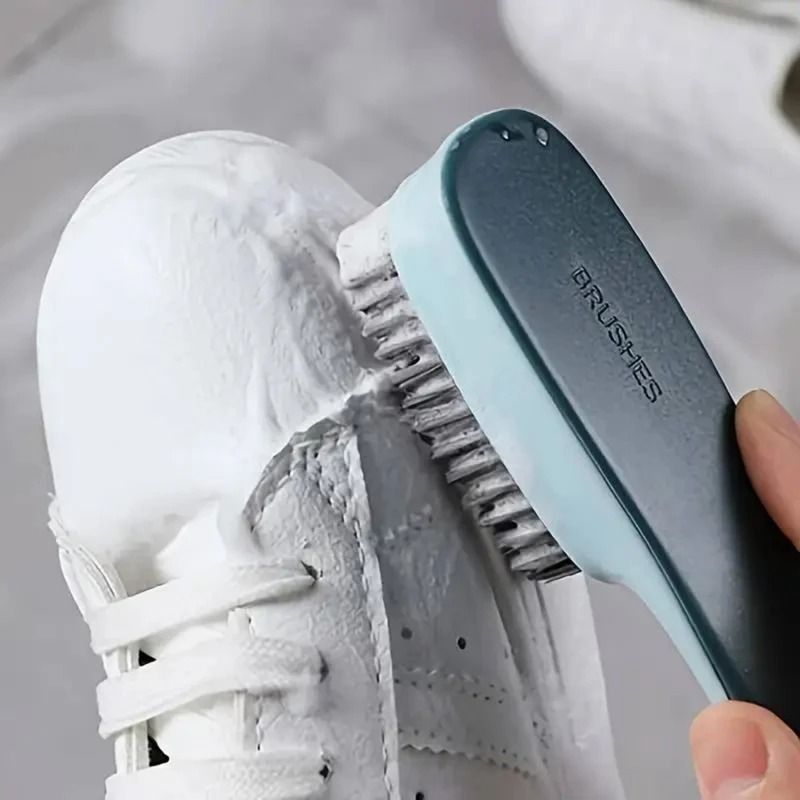 Household Multi Functional Shoe And Clothes Cleaning Brush grey 4pcs