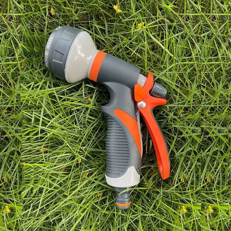 Adjustable Garden Hose Spray Nozzle Corrosion Resistant TPR PVC Water Gun For Car Wash & Garden Adjustable Garden Hose Spray Nozzle Corrosion Resistant TPR PVC Water Gun For Car Wash & Garden