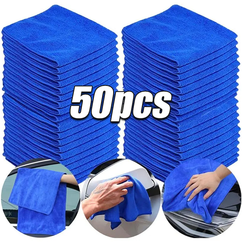 Car Wash Microfiber Towels, Household Cleaning Cloths, Drying Cloth, Auto Detailing Polishing Cloth, Home Clean Tools 40pcs