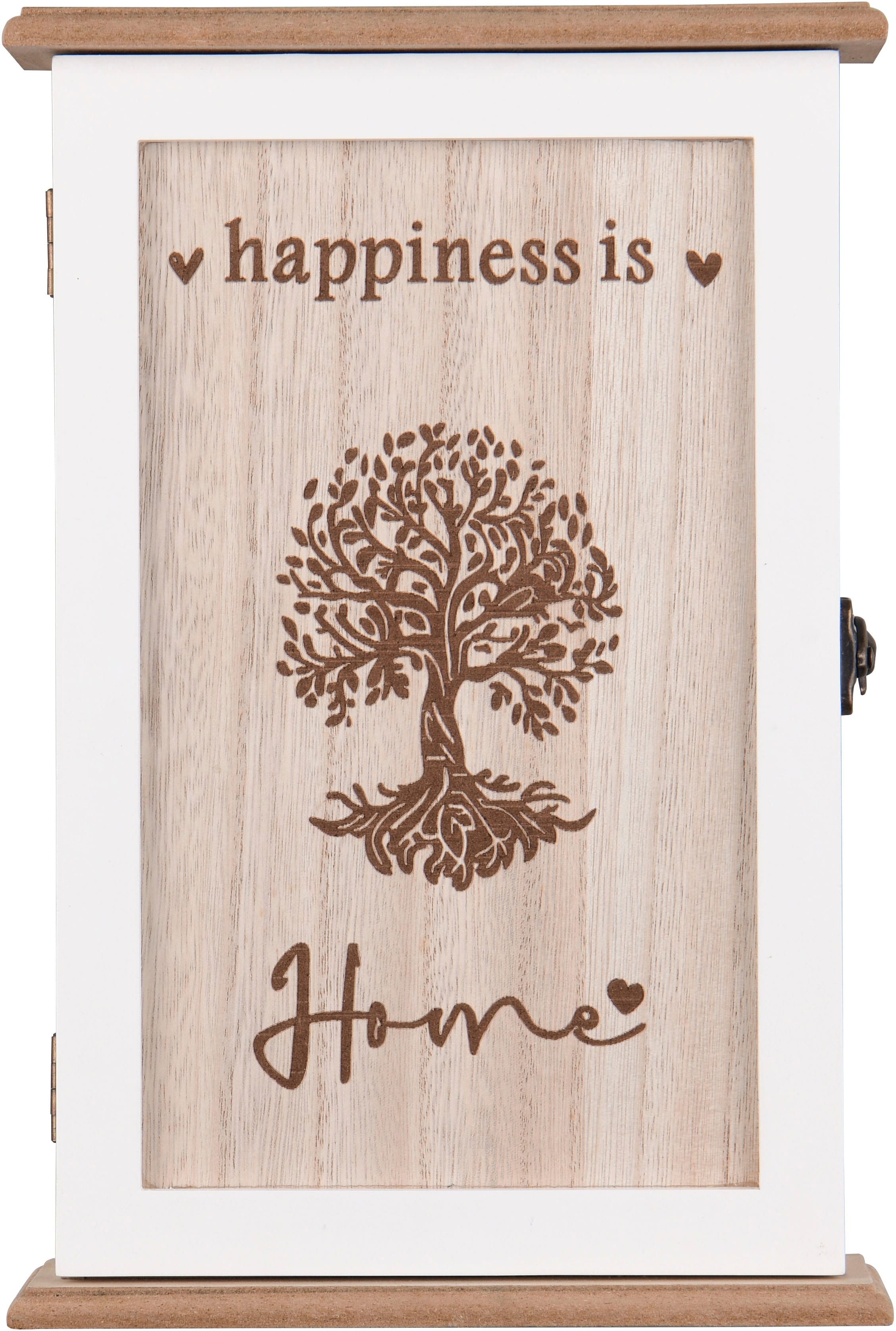 Ablageelement MIRRORS AND MORE "STACEY", natur, H:30cm, Holz, Regale