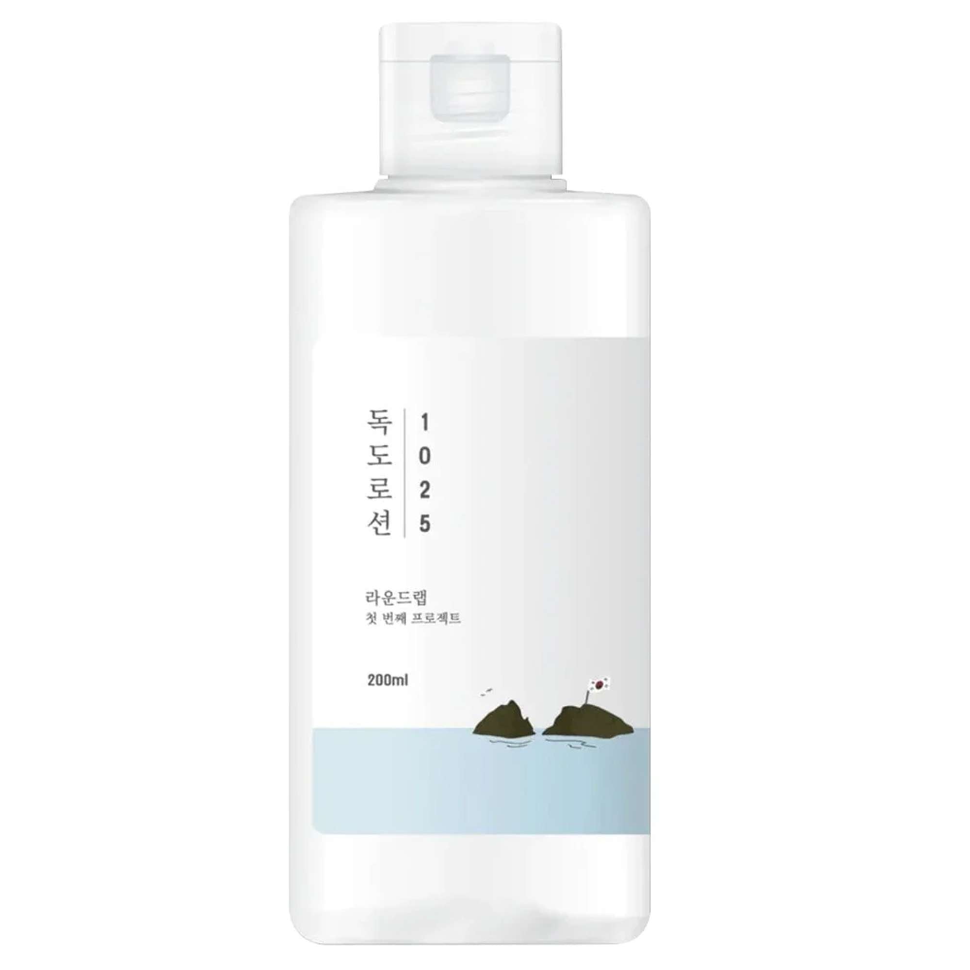 Round Lab 1025 Dokdo Lotion 200 ml - Leichte milchige Feuchtigkeitscreme mit Hyaluronsäure und Tiefenmeer-Mineralien Image