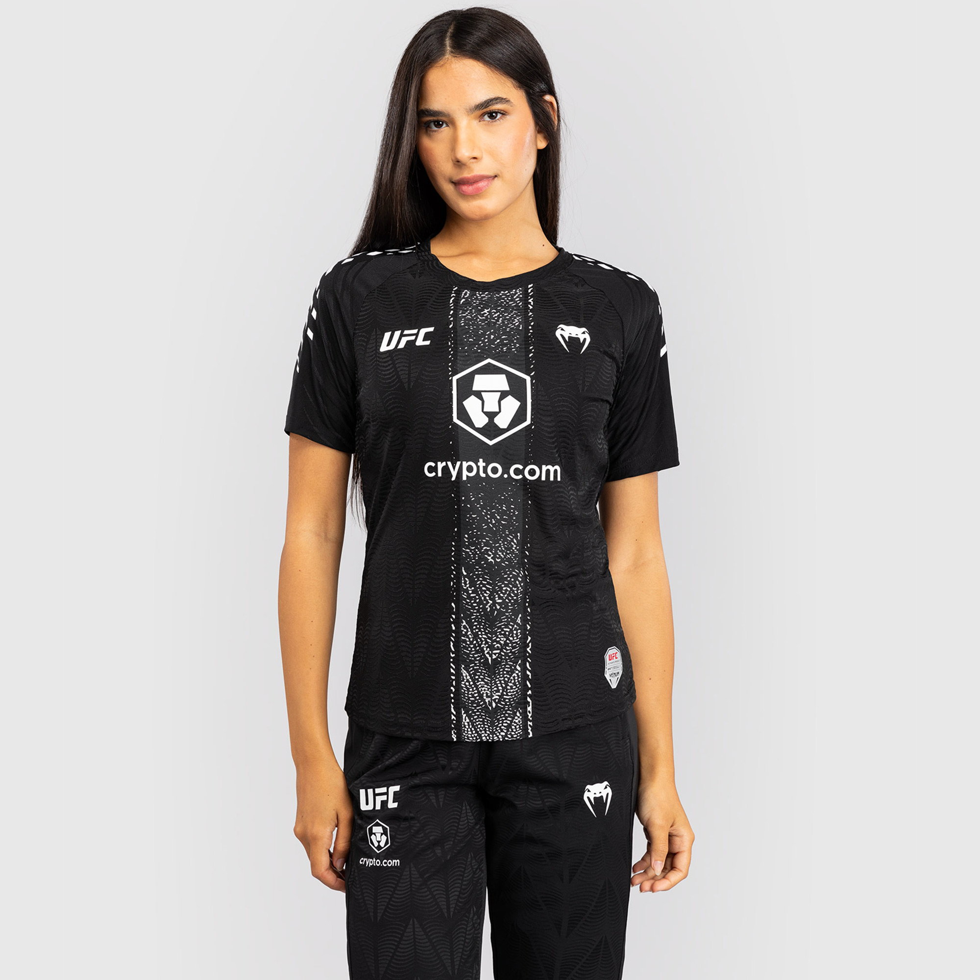 UFC Zenith by Venum Schwarzes Authentic Fight Night Walkout Jersey für Frauen Image