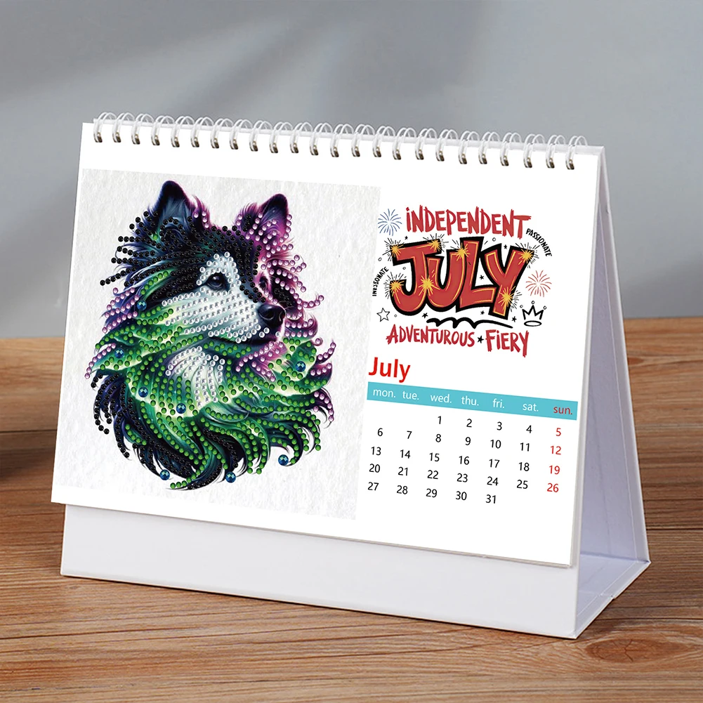 Calendrier 2026 bricolage diamant peinture Art Kit diamant peinture Kit bricolage diamant Art bureau calendrier pour la maison bureau école planification
