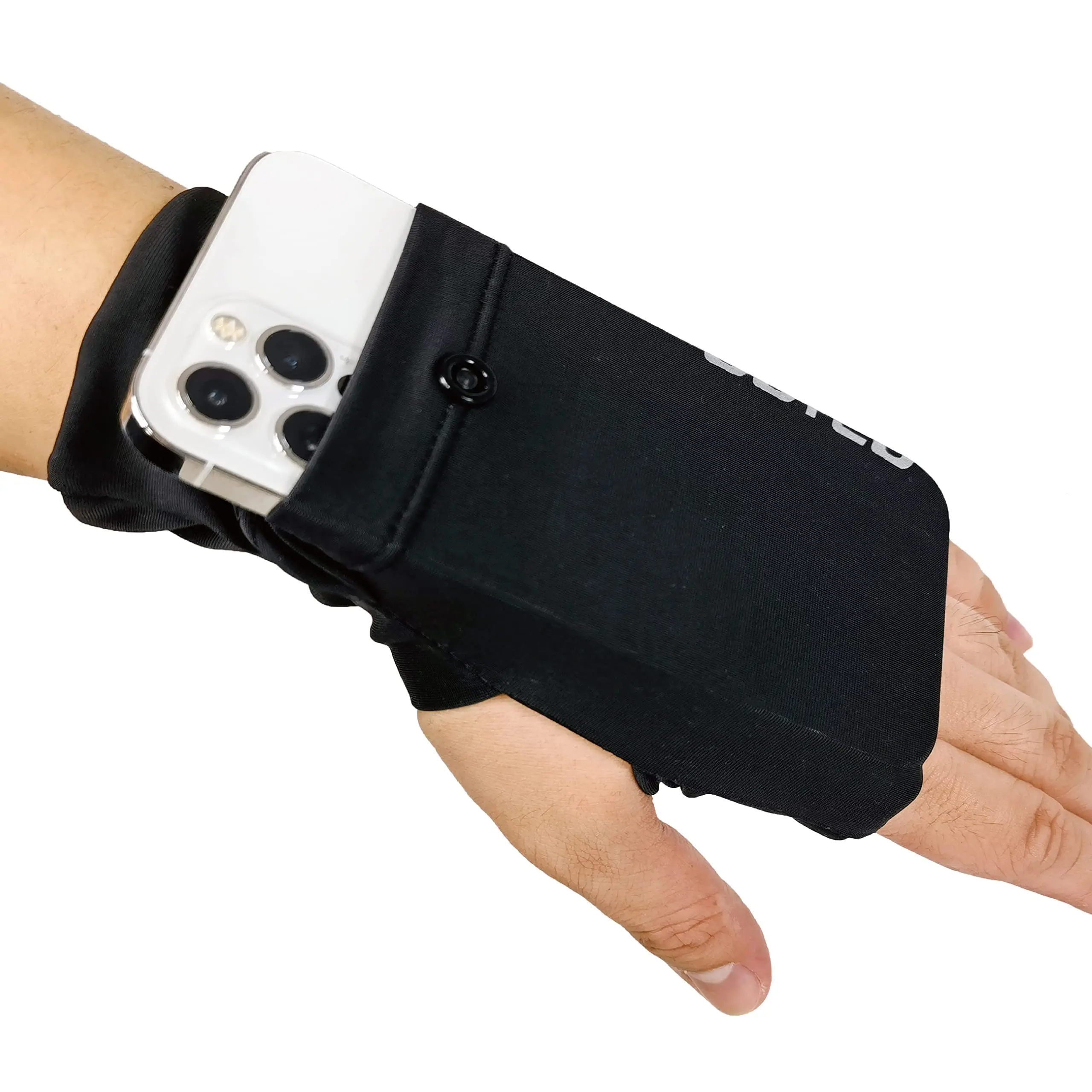 Nouveau sac de bras de téléphone portable de course sac de brassard de téléphone de Sport avec gant support de téléphone portable de poignet mains libres pochette de poignet mince pour téléphone