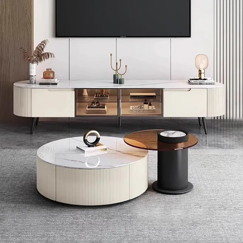 Meuble Tv maison moderne rangement décor Glamour meuble Tv affichage décorations Meubles Tv De Salon Murale meubles De Salon