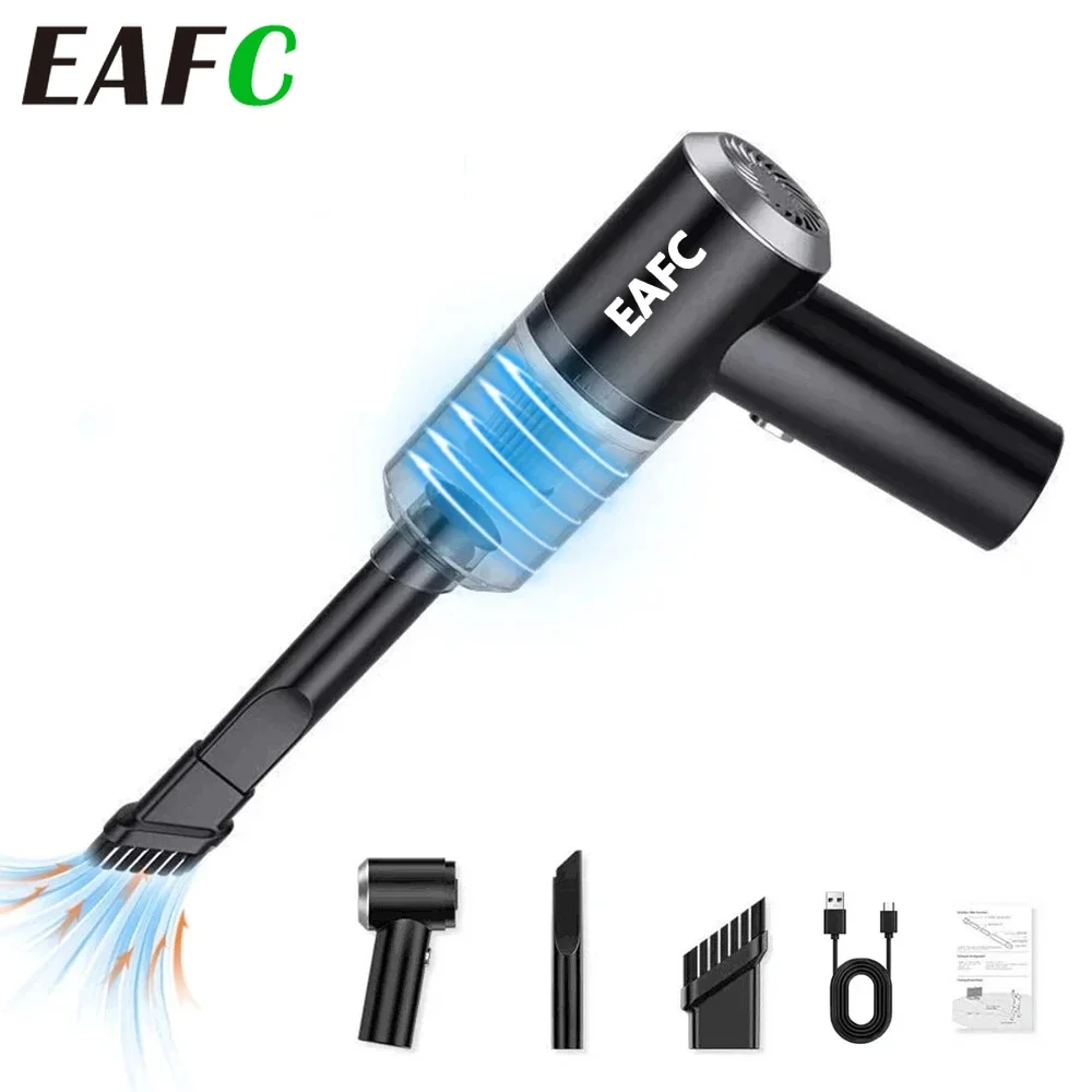 Kabelloser Staubsauger, Mini-Staubsammler, kleine Saugkraft, für Zuhause, Auto, Dual-Use-Handreinigungsgeräte, USB-Aufladung Image