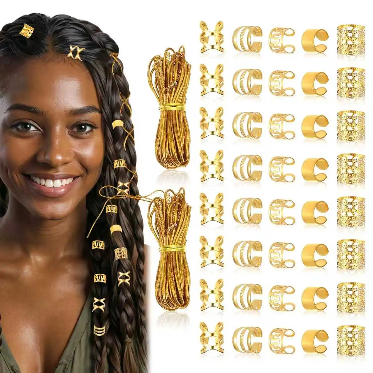 Die 42 neue geometrische Muster kommen in verschiedenen Stilen und können frei kombiniert werden mit Dreadlocks Image