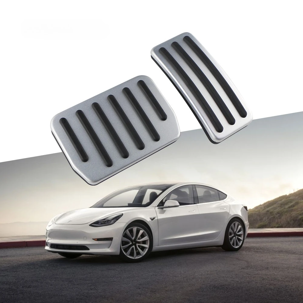 Auto-Pedalabdeckung für Tesla Model 3Y Highland Juniper 2019–2025, Auto-Pedale, Gaspedal, Bremsbeläge, Zubehör Image