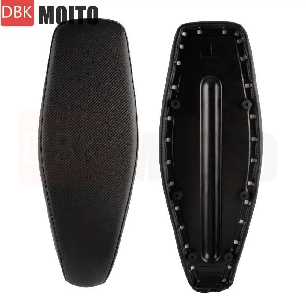 Motorrad Sitzkissen Motorrad Sitzkissen Für Simson S50 S51 S70 Hinten Flache Sitzbank Kissen Niedrigen Fischschwanz Carbon Faser