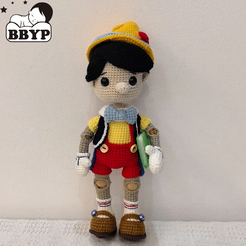 Handgemachte Strickpuppe Häkeln Junge Puppe Häkelpuppen für Wohnaccessoires Handwerk Spielzeug Ornamente Home Deco