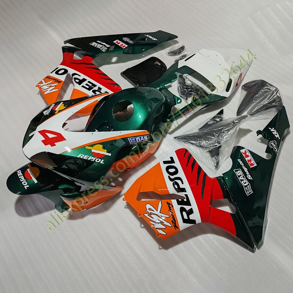 Verkleidungsset für Honda CBR 600RR 2003 2004, komplett schwarze Aftermarket-Spritzguss-Motorradverkleidungen CBR600RR 03 04 Image