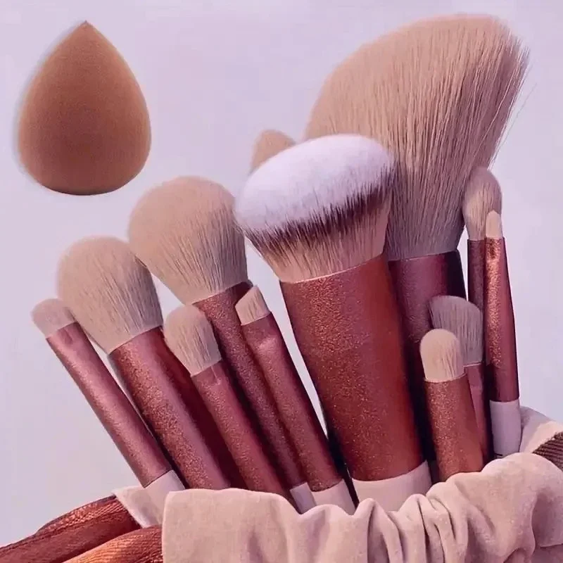 Make-up-Pinsel-Set, weich, flauschig, professionell, für Kosmetik, Foundation, Puder, Lidschatten, Kabuki, Blending, Make-up-Pinsel, Beauty-Tool, Make-up