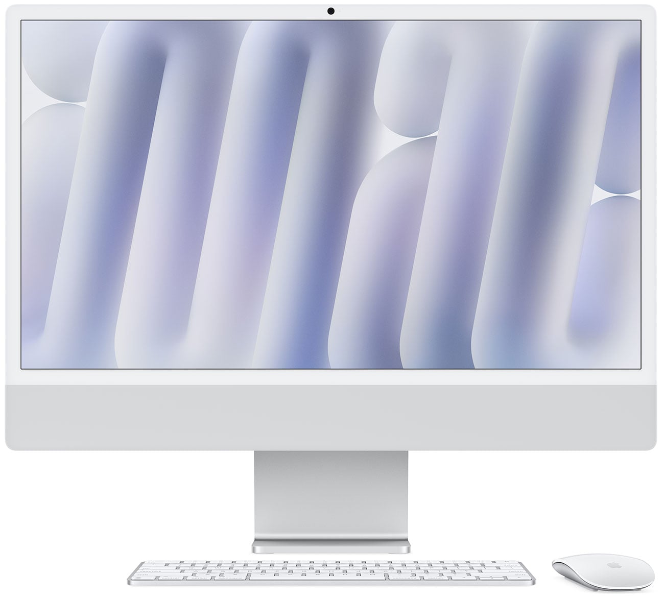 Apple 24-Inch iMac M4 8-Core 16GB RAM 256GB SSD 8-Core GPU Retina 4.5K Desktop Computer in Silver (Late 2024)