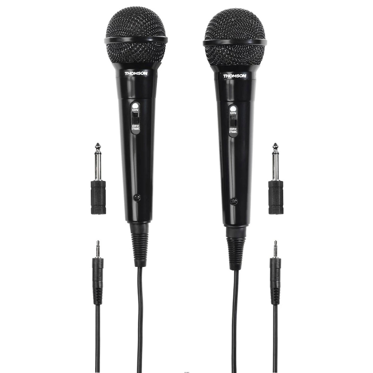 Thomson Set 2x Dynamisches Mikrofon M135D 3,5mm/6,35mm Image