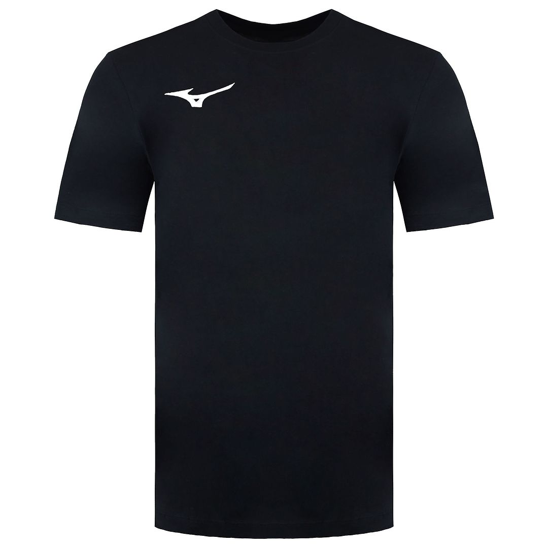 Schwarzes T-Shirt für Kinder mit Mizuno-Logo Image