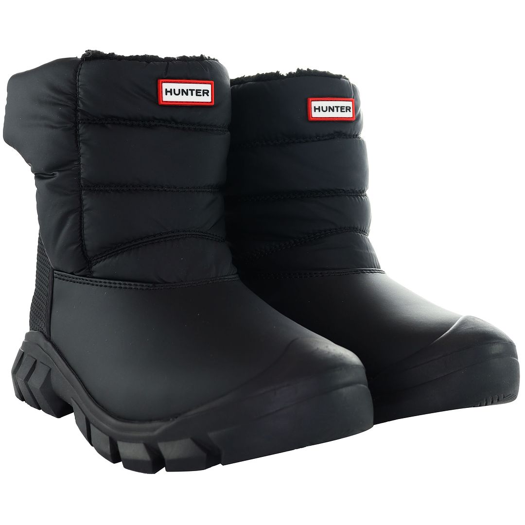 Hunter Interpid Kinder Schneestiefel in Schwarz Image