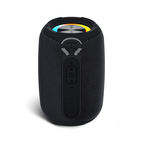 Nouvelle enceinte portable sans fil X12 (2025) avec caisson de basses haute puissance, étanche IPX6, éclairage RGB 7 couleurs et effets festifs dynamiques, autonomie longue durée, connexion sans fil,