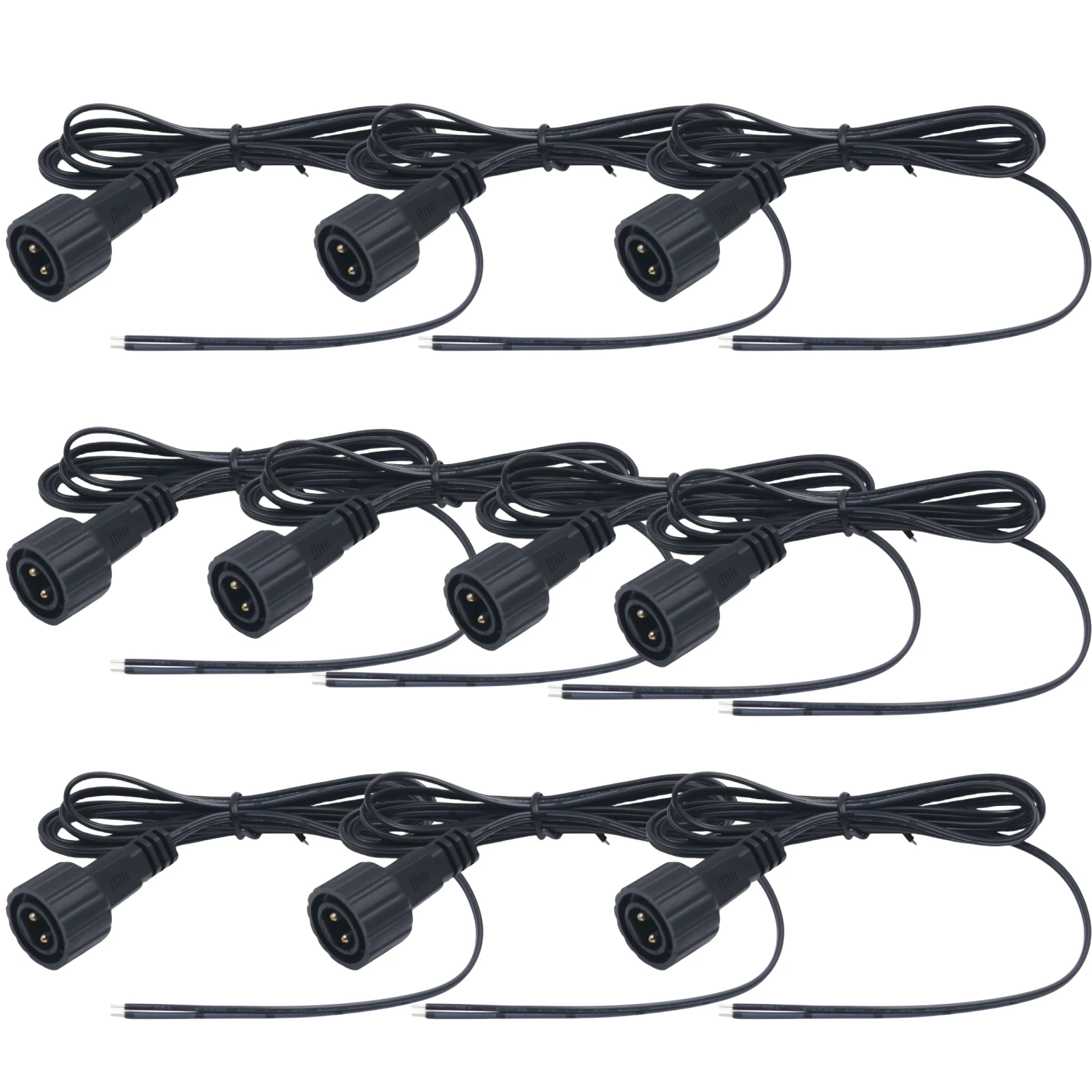 1,2 Meter 3 Meter Verlängerungskabel Für Solar Controller Panel Wasserdichte Kabel 2 Pin Männlich Weiblich Stecker Für Solar LED Streifen Image