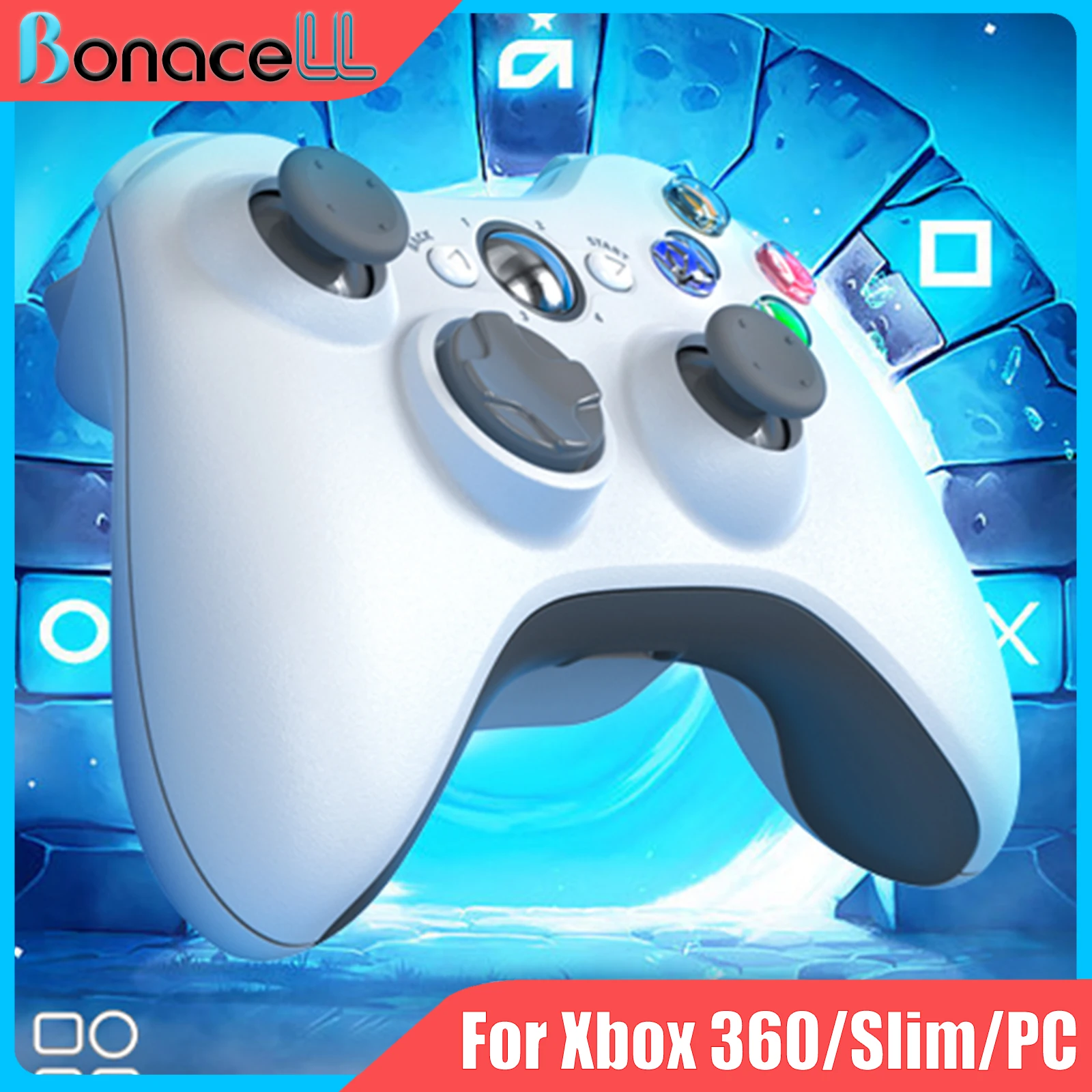 Wireless/Wired Controller For Xbox 360/Slim/Winodow 7/8/10 Gamepad 2.4G Gaming Joystick 6-axis Dual Vibration Video Game Rocker