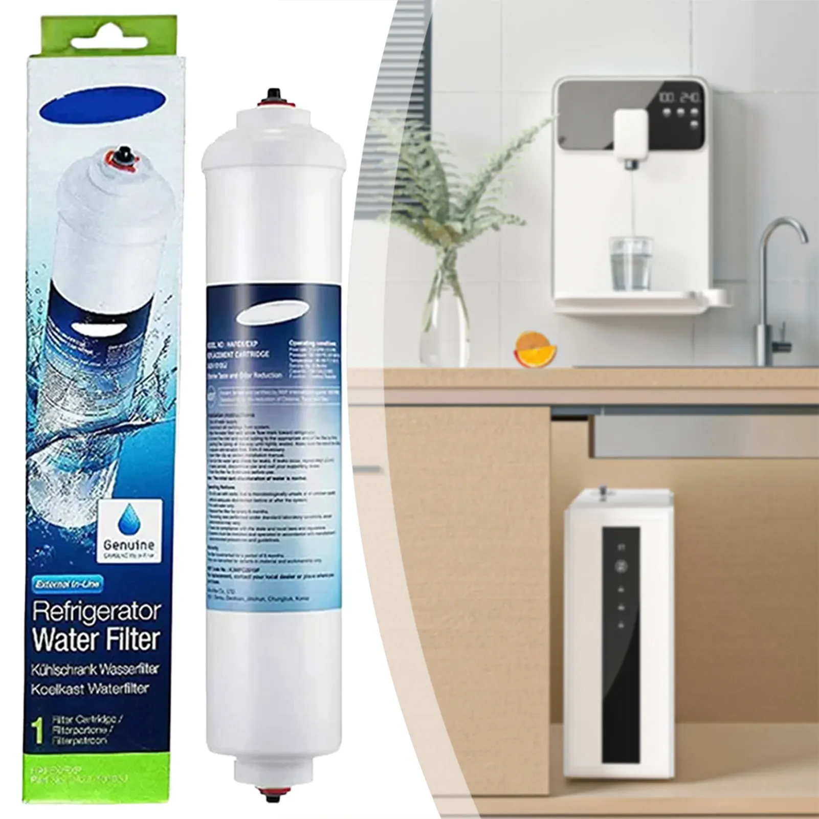 DA29-10105J Kühlschrank-Wasserfilter, leistungsstarke Wasserfilterkartuschen für LG 5231JA2010B GE GXRTQR Kühlschrank, einfache Installation Image