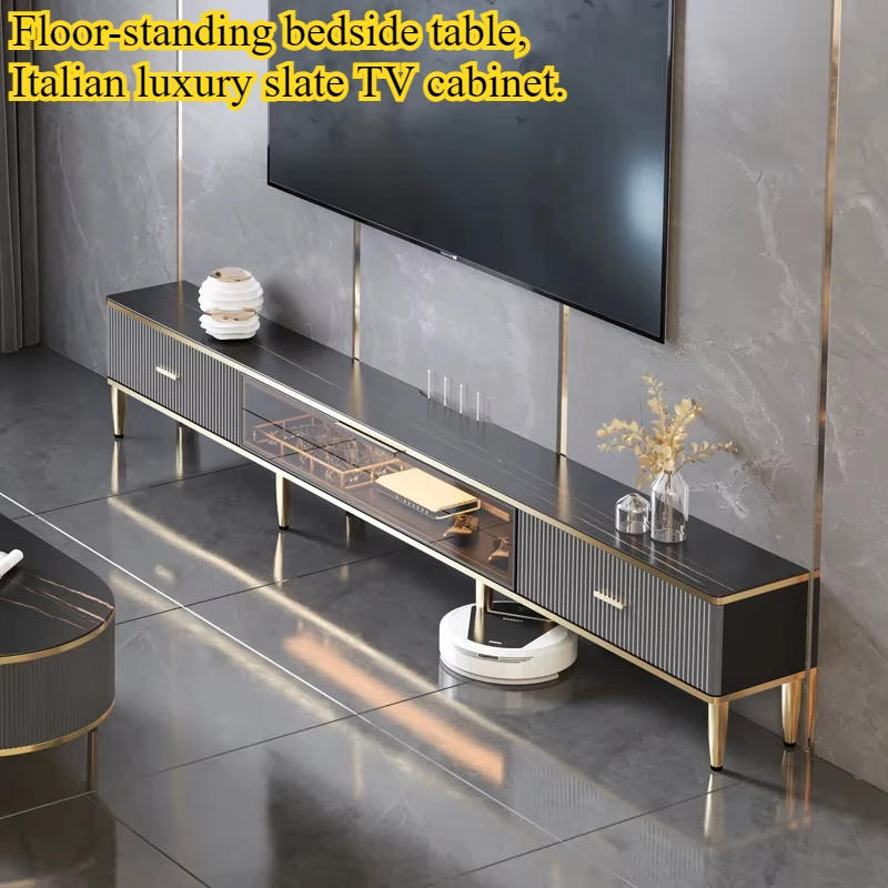 Salon meuble TV sol brève Table de rangement plancher ménage meuble TV moderne luxe populaire Mobili Arredamento Casa meubles