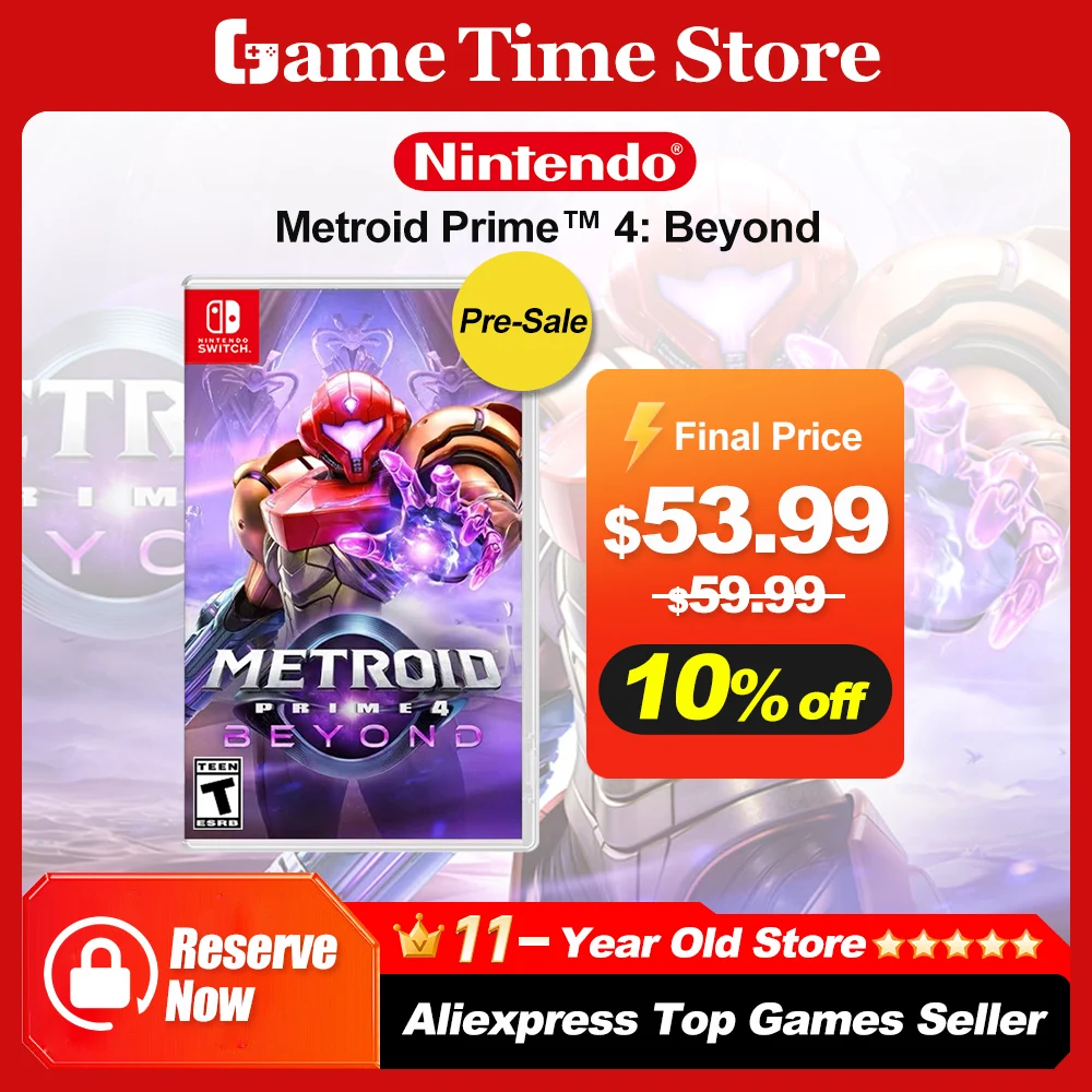 Metroid Prime 4 Beyond Nintendo Switch Game Deals 100% Official Physical Game Card Metroid Game for Nintendo Switch Game Console