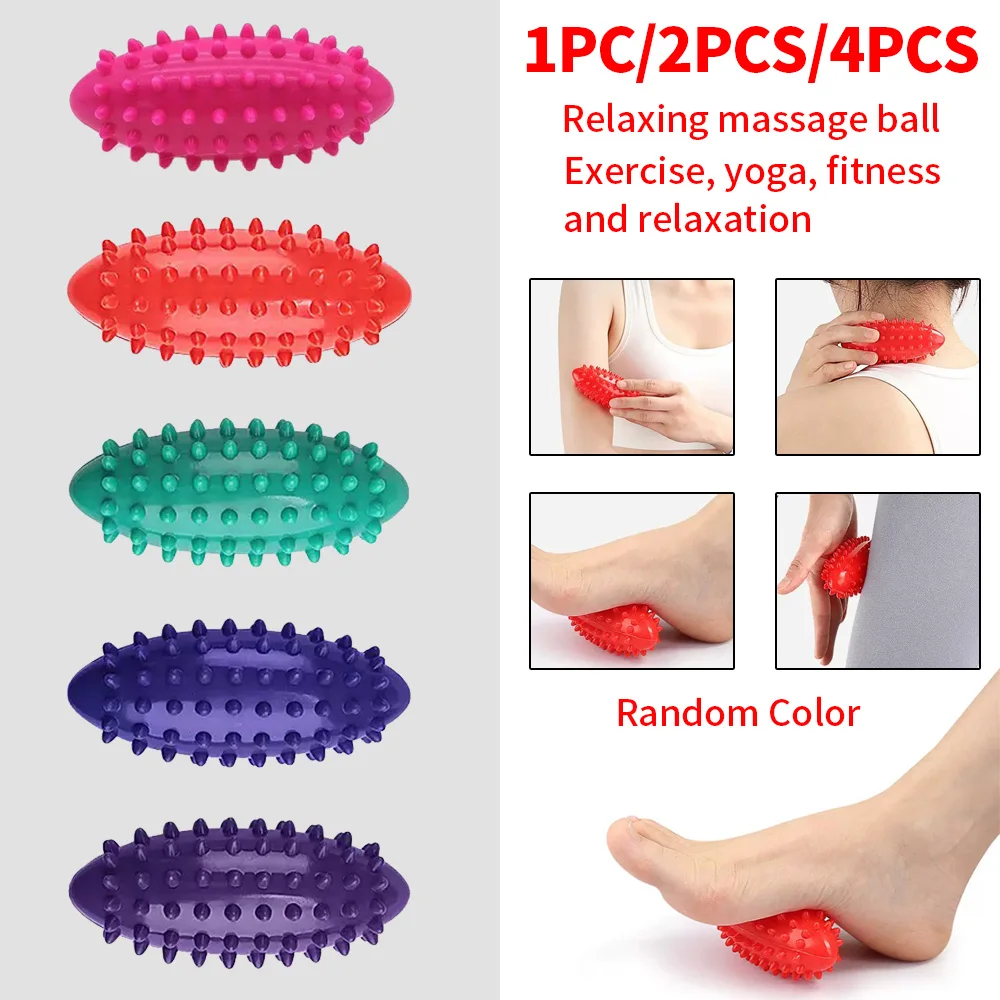 4PCS/2pcs/1pc fitness exercise yoga ball relaxation massage ball, suitable for home and outdoor sports fitness yoga ball
