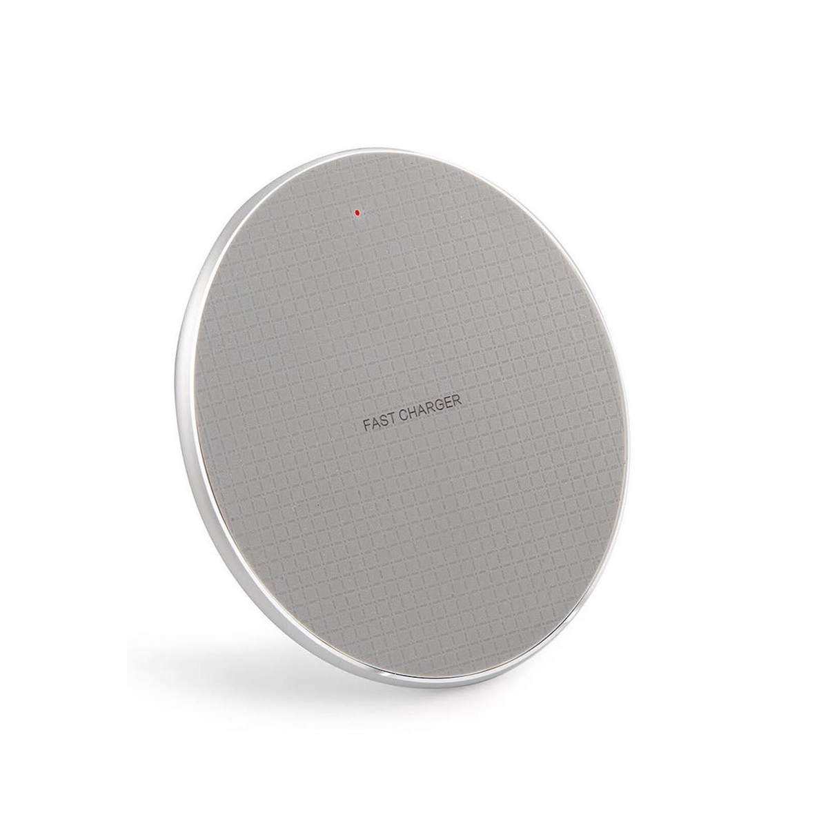 Lobwerk Induktive Ladestation Qi Fast Wireless Charger 10W Rutschfest Ladegerät Fast Charge Silber Image