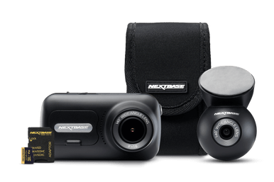 Nextbase 322GW Full Bundle – Full HD Front & Rear Dual Channel Dash Cam + 32GB SD, WiFi, Parking Mode, Bluetooth, GPS, SOS