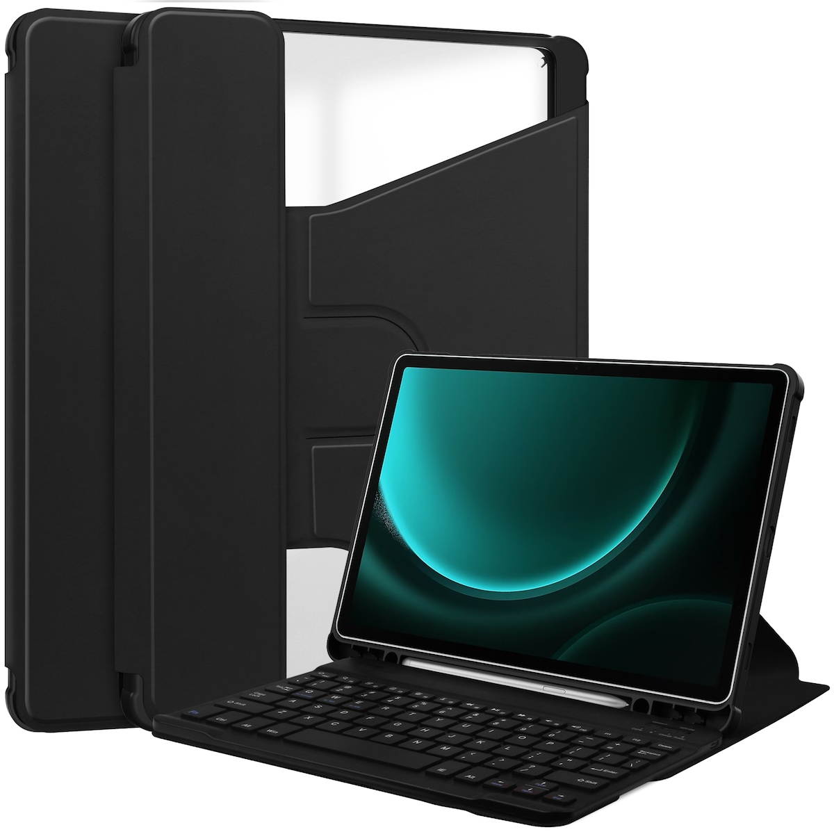 Lobwerk Hülle für Samsung Galaxy Tab S9+ Plus 2023 SM-X810 SM-X816B SM-X818U 12.4 Zoll Smart Cover Etui mit Standfunktion und Auto Sleep/Wake Funktion Image