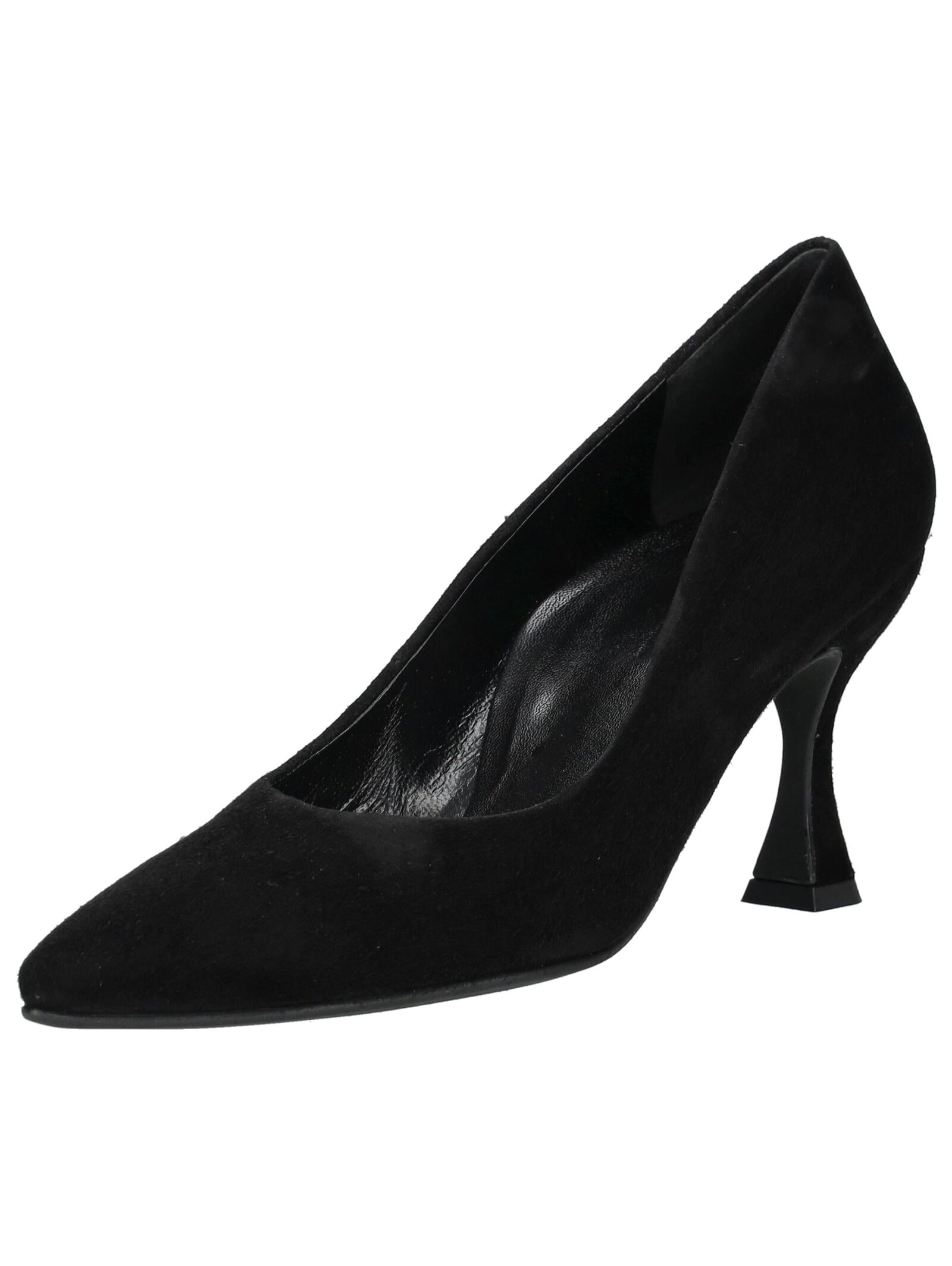 Pumps PAUL GREEN "Paul Green Pumps Veloursleder", Damen, Gr. 38, schwarz, Veloursleder, Schuhe Pumps