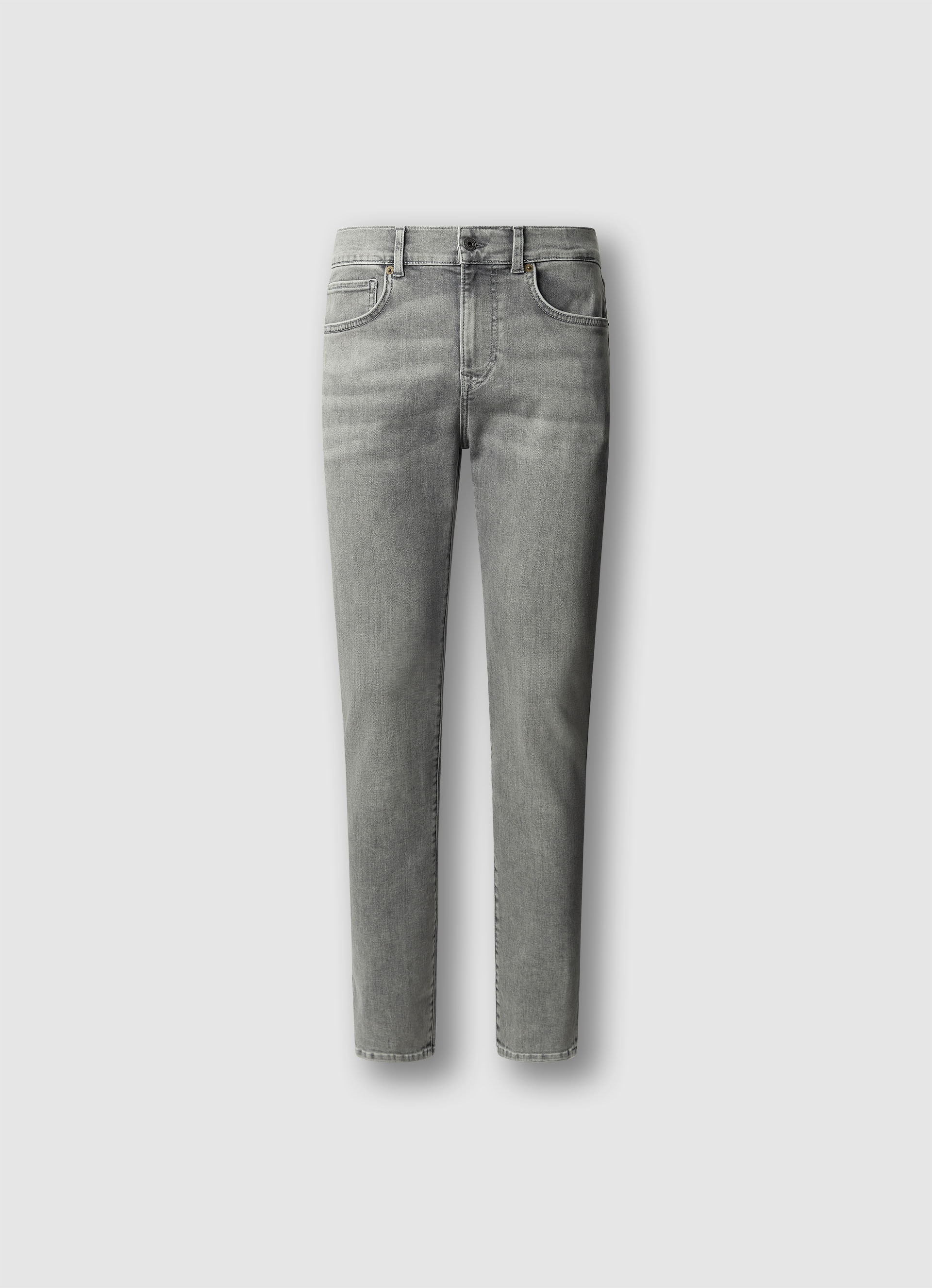 Slim-fit-Jeans PEPE JEANS "SLIM JEANS HATCH", Damen, Gr. 34, Länge 32, grau washed, Denim/Jeans, Obermaterial: 84% Baumwolle, 15% Polyester, 1% Elasthan, slim fit, Jeans Slim-fit-Jeans