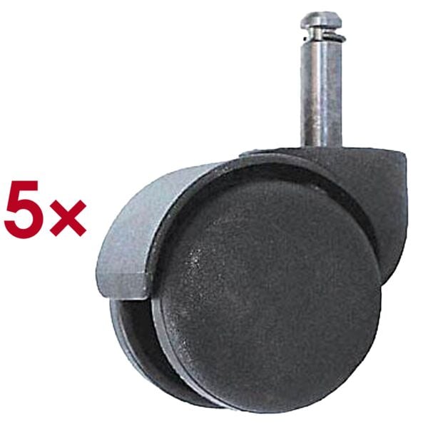 Nowy Styl Stuhlrollen für Teppichböden 5 Stück