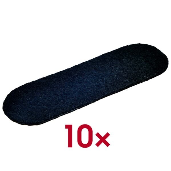 Legamaster Löschpapier für Tafellöscher »WOODEN« 10 Stück schwarz, 4.5 cm Image