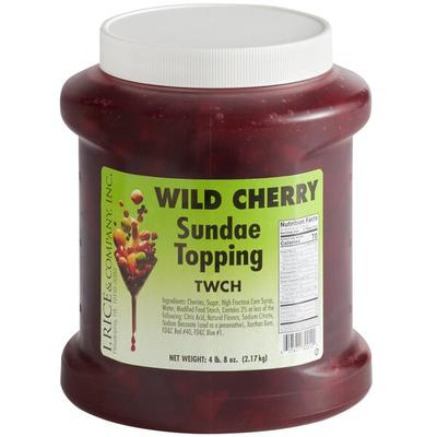I. Rice 1/2 Gallon Cherry Dessert / Sundae Topping - 6/Case