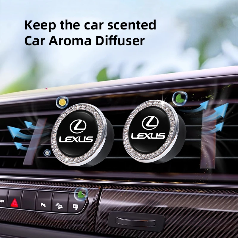 Auto Lufterfrischer Solide Parfüm Klimaanlage Vent Mount Clip Für Lexus RX300 IS200 IS250 ES350 Ct200h UX250h NX300h RX350 ES300h Image