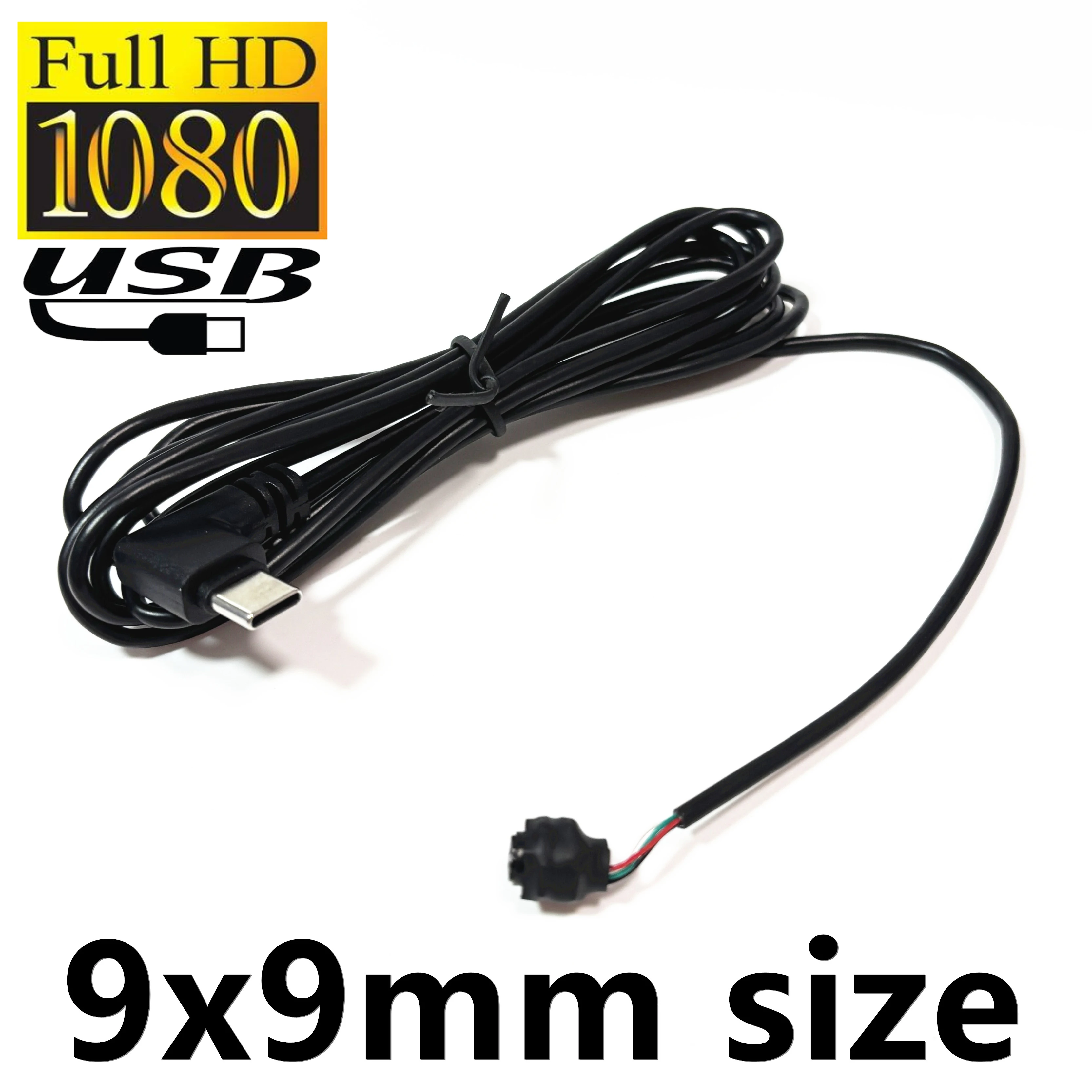 2MP 9mm USB Industrie Mini Kamera TYPE-C für PC 30fps 1080P HD Cam Modul OTG UVC Kleine Sicherheit für Kiosk Industrie AI Robert Image