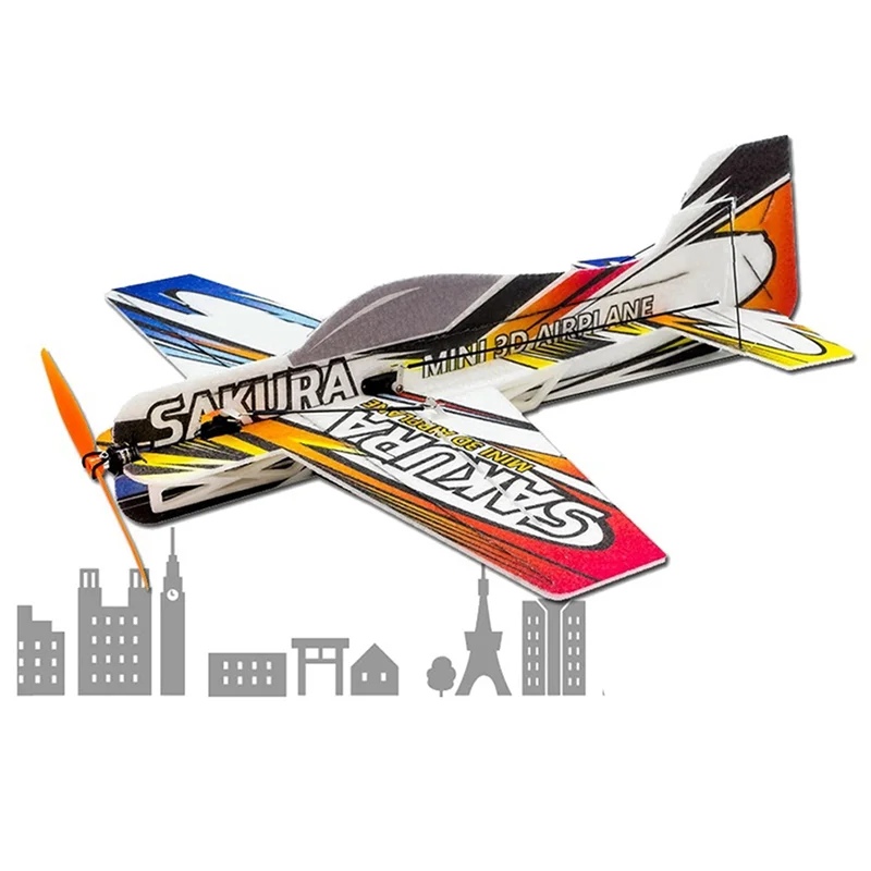 M05K 4X RC Flugzeug 3D Flugzeug Micro-Mini Schaum EPP PP F3P Lightset KIT Modell Hobby Spielzeug Sakura Fernbedienung spielzeug E210