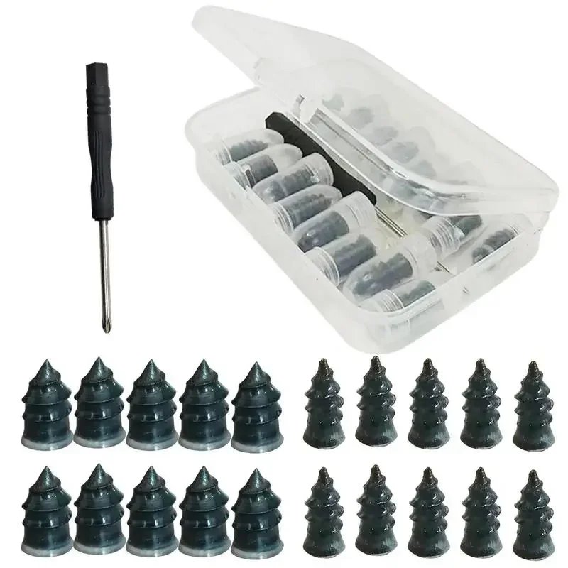 NEUE 21-10PCS Reifen Reparatur Nagel Selbstschneidende Schraube Kunststoff Nagel Weiche Gummi Schraube Geeignet Für Auto Motorrad reifen Punktion Reparatur Image