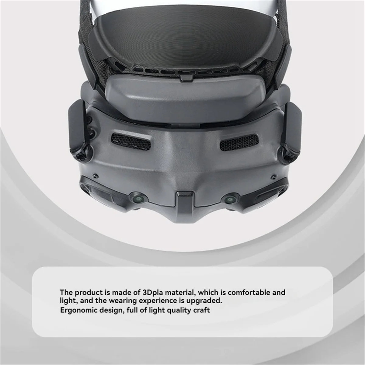 RISE VR-Kit für DJI Goggles 3, fliegende Brille, Stirn-Kopfstützenmaske für Avata 2, Crossover-Zubehör Image