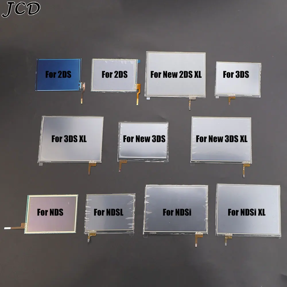 JCD 1 Stück Glas Touch Screen Objektiv Digitizer Display Panel Ersatz Für NDS DS Lite NDSL NDSi XL Für 2DS 3DS XL Neue 3DS XL Image