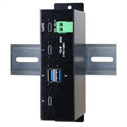 EXSYS EX-1274HMV USB 3.2 Gen2 Metall HUB 4 Ports 2 x USB-C und 2 x USB-A Image