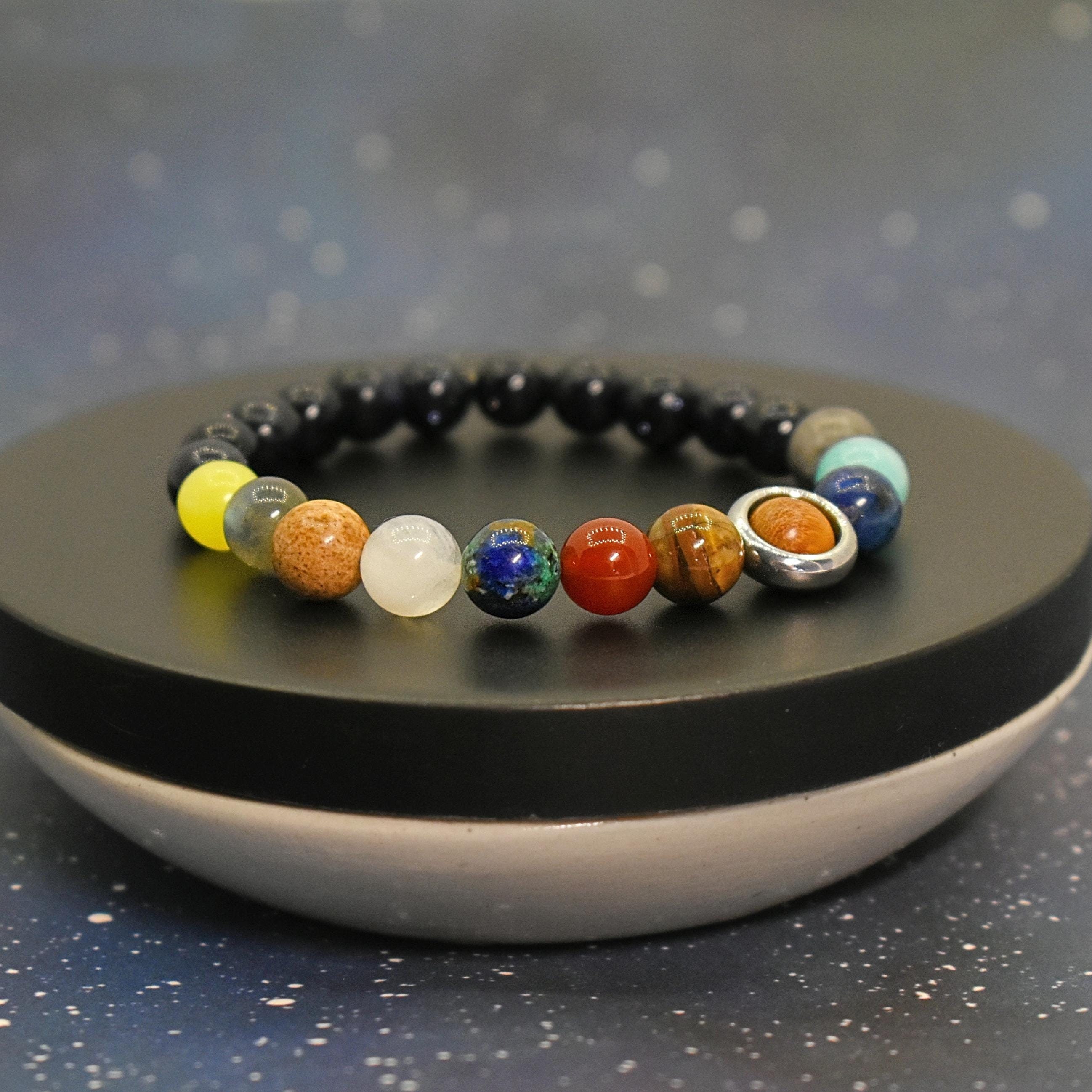 Sonnensystem Armband, Sonnensystem Geschenk, Sonnensystem Schmuck, Kosmische Armband, Wissenschaft Liebhaber Geschenk, Planeten Armband
