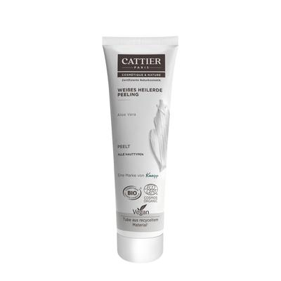 Cattier - Weiße Heilerde Peeling für alle Hauttypen Gesichtspeeling 100 ml