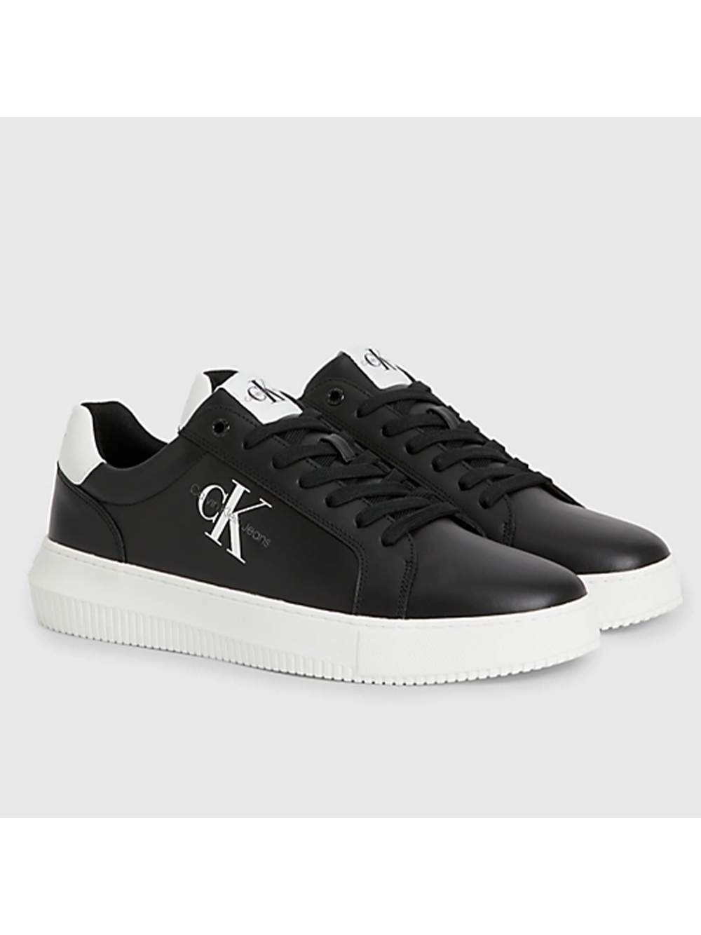 Herren Calvin Klein Chunky Sole Sneakers in Schwarz Image