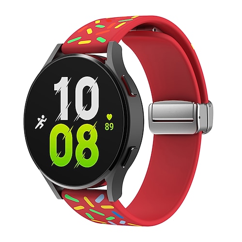 Uhrenarmband für Samsung Galaxy Watch 8/7/6/5/4 40/44mm, Watch 6 Classic 43mm, Watch 4 Classic 42mm Watch Ultra 47mm, Watch 8 Classic 46mm, Watch 6 Classic 47mm, Watch 5 Pro 45mm, Watch 4 Classic 47mm Image