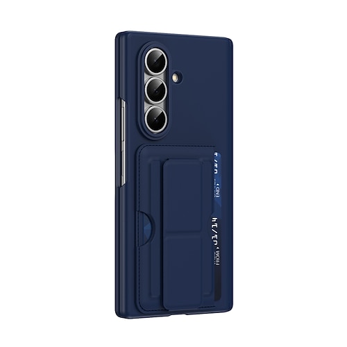 Handy Hülle Handyhüllen Für Samsung Galaxy Z Fold 7 Z Fold 6 Z Fold 5 Brieftaschenhülle Mit Ständer Vollschutz Stoßfest Retro PU-Leder Image