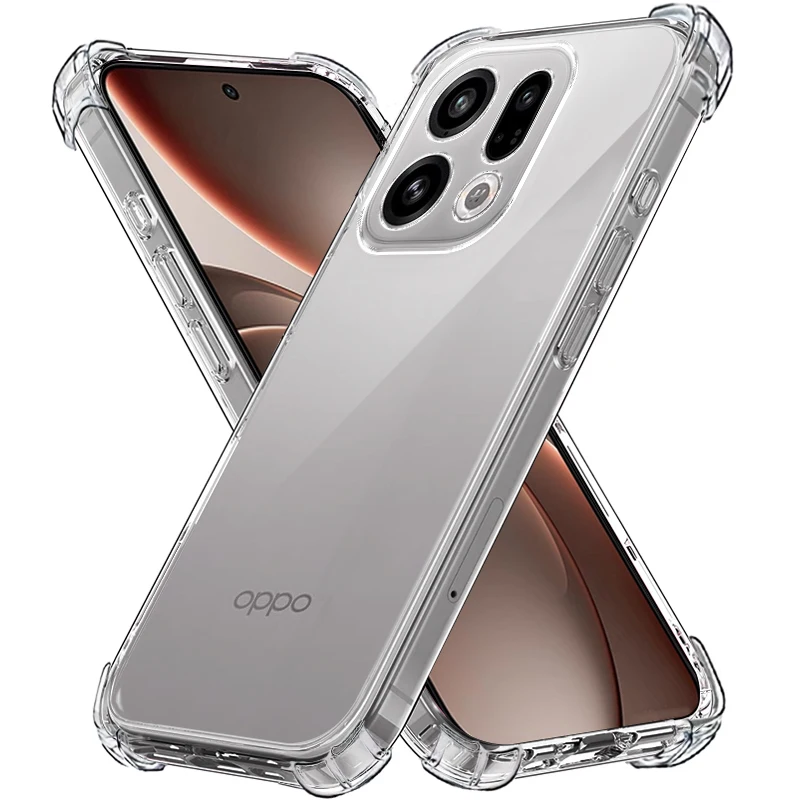 Custodia per telefono HD per Oppo Trova X9 X8 X7 X6 X5 X3 X2 x9+ X8+ X8s X8s+ Pro Ultra Lite Neo F29 F27 F25 F23 Pro+ Plus Cover trasparente